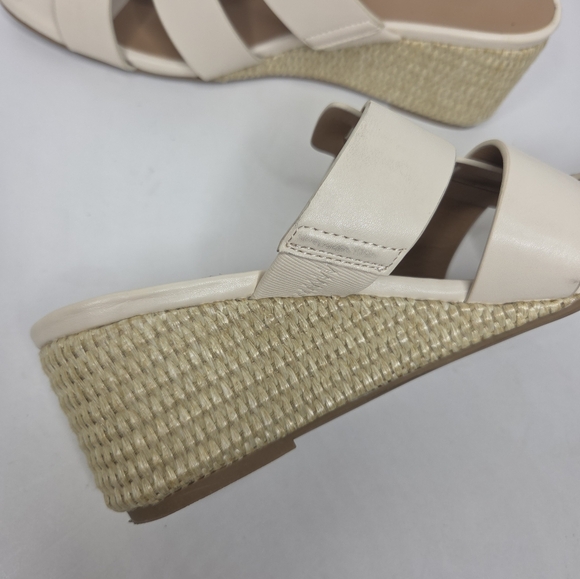 Aerosoles Wilma Wedge Sandal Eggnog Size 9.5 - Picture 7 of 10